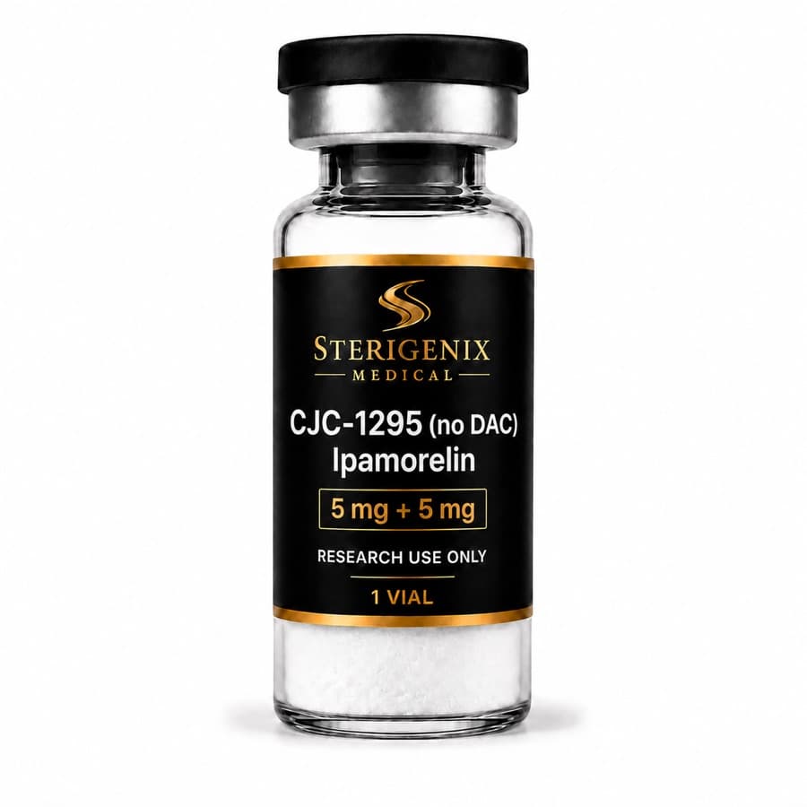 CJC-1295 Without DAC + Ipamorelin — 10 mg Combination Vial — Lyophilized powder